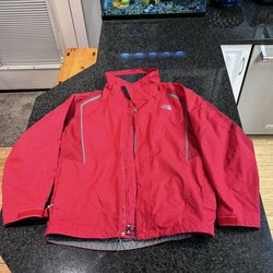 The North Face Men's Toro Peak 3 in 1 Triclimate Waterproof Jacket XL ----- RED! 