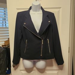 Dkny Navy Jacket/Blazer
