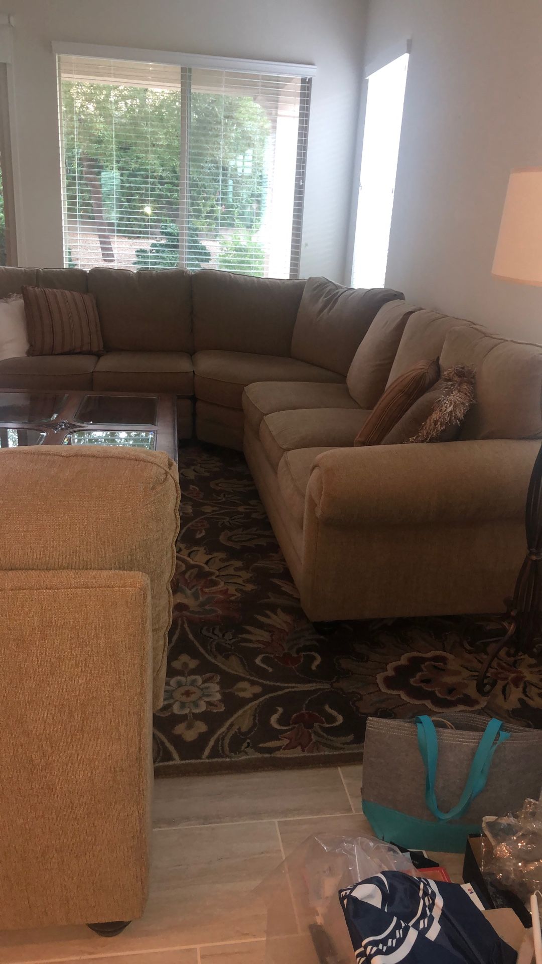 Four Piece Curved Sectional