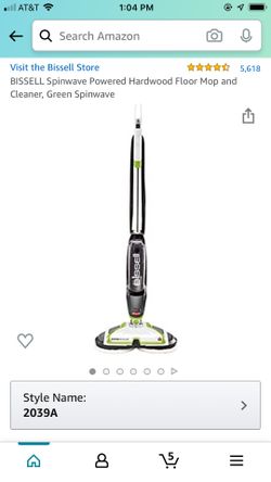 Spinwave floor mop