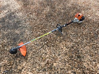 Stihl KM90R Powerhead With Weedeater Attachment