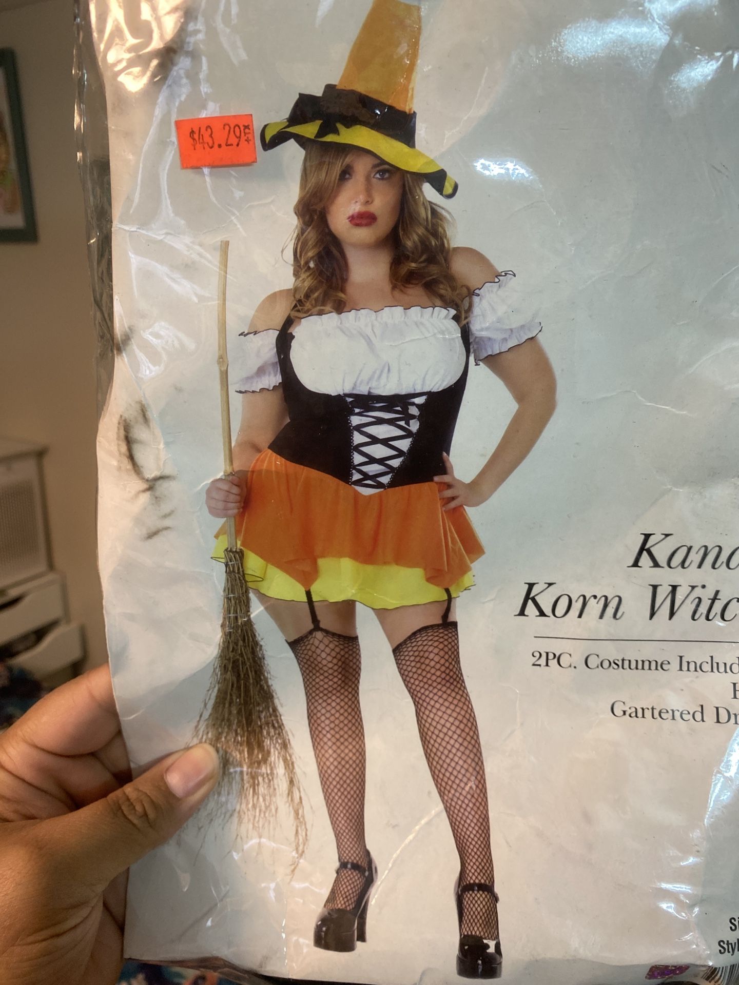 Candy Corn Witch Costume 