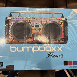 Bumpboxx Flare 8 Multicolor Bluetooth Boombox, 200W, Wireless Mic, Aux-In