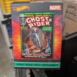 SDCC 2022 MATTEL Hot Wheels MARVEL Ghost Rider Motorcycle Figure - Brand New
