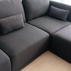 Modular Sectional Sofa Dark Gray