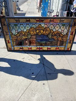 Antique Stained Glass Window