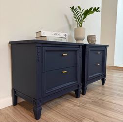 Beautiful Restored Nightstand Set 25”L x 16”W x 24.5”H