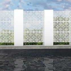 Decorative Outdoor Metal Privacy Screen 