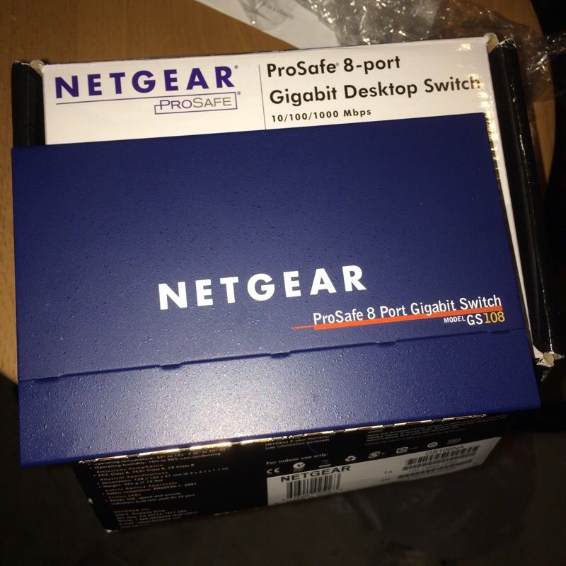 Netgear 8 port gigabit switch