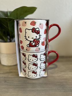 Hello kitty W/ Strawberries Mugs