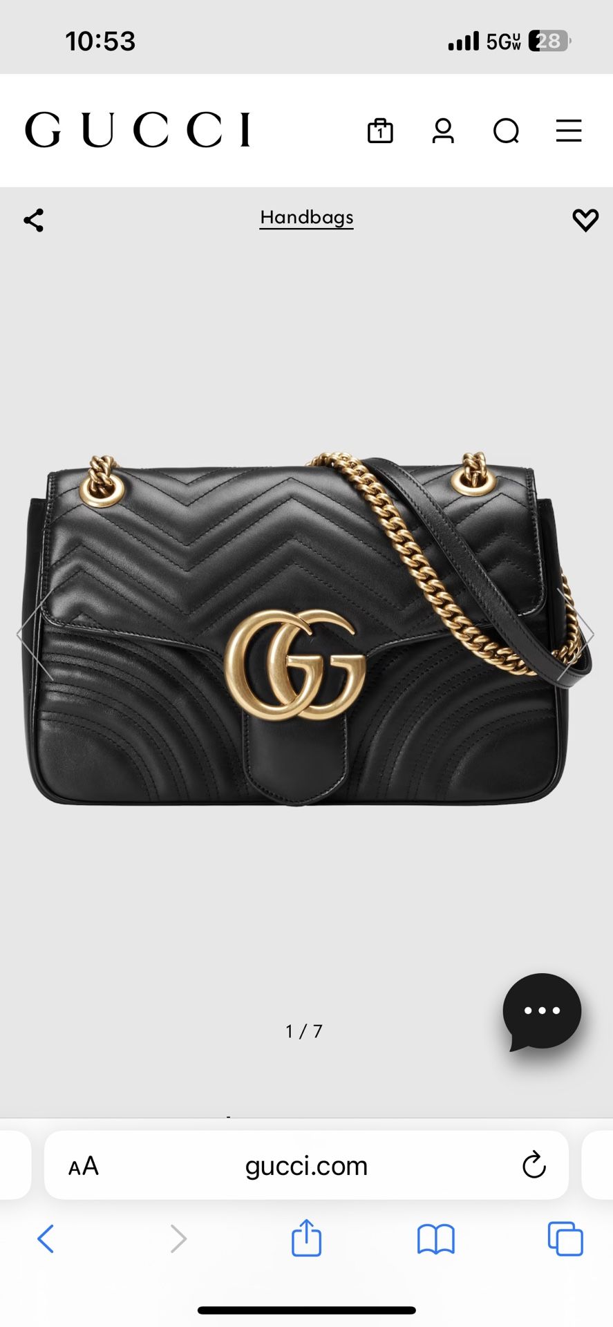 Gucci Marmont Medium Bag