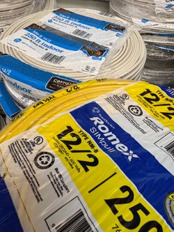 New romex wire 12/2 $120 14/2 $100