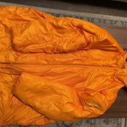 Helly Hansen Odin Stretch Hooded Insulated Jacket Mens Orange Sz XL