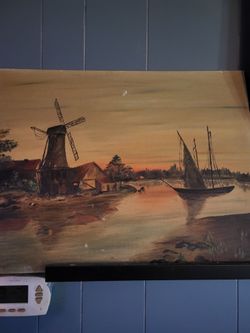 Vintage oil painting collection