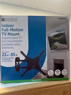 Full motion Indoor Wall TV mount Fits TVs up to 65-in (Hardware Included)