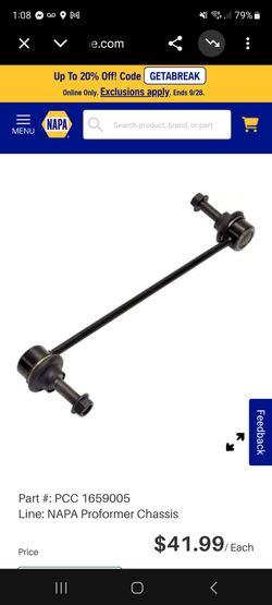 NAPA Proformer Chassis Sway Bar End Link