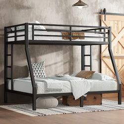 Metal Twin over Full Bunk Bed