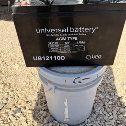 Universal Battery 12V 110Ah Sealed Lead Acid (SLA)/AGM Battery