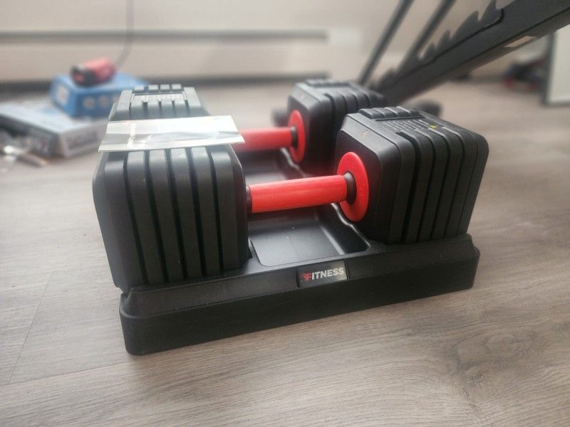 Adjustable Dumbells (Optional Added Bench)