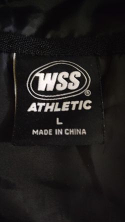 Grey/Black WSS Mens Windbreaker (Large)