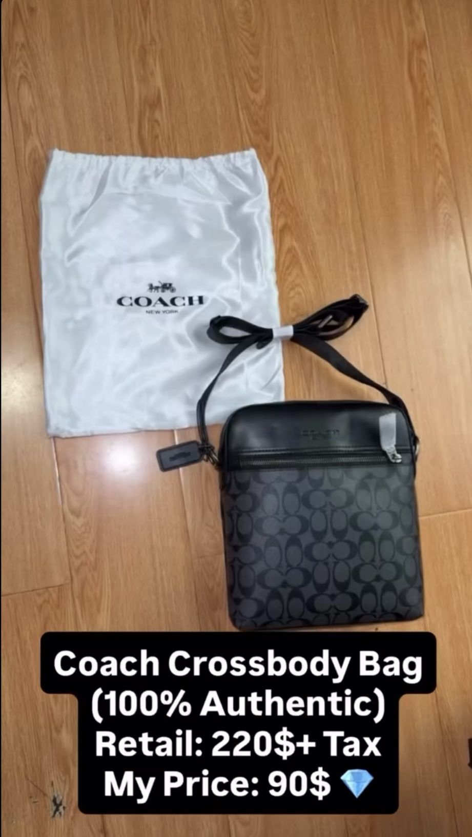 Coach Crossbody Bag 100% Authentic