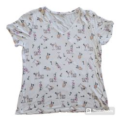 Womens apt. 9 super comfy cocktail print top XL