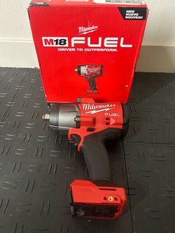 Milwaukee M18 FUEL 18V Lithium-lon Brushless Cordless 1/2 in. Impact Wrench with Friction Ring (Tool-Only)