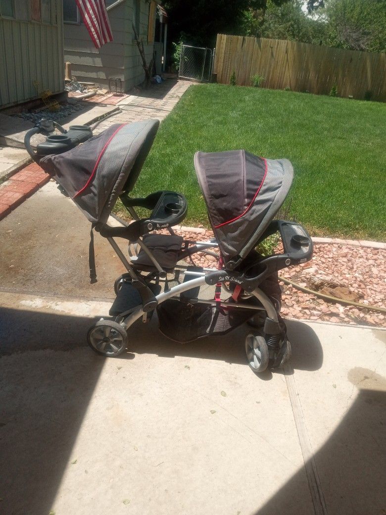 "Sit And Stand" Stroller