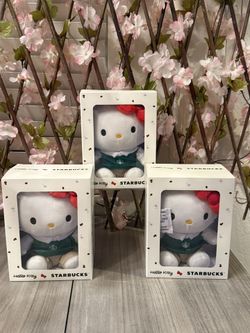 Hello Kitty Starbucks Plushie 