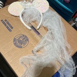 Bride Minnie Ears 