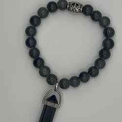 Handmade Gray  Bracelet 