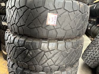 2 Used 285-70-17 Nitto Ridge Grappler Tires 120$ Installed and Balanced Located at 1305 Preston Ave Pasadena Tx 77503