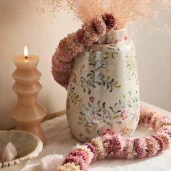 Anthropologie Dried Flower Garland