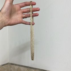 Gold Rolex Chain 10k
