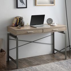 Rectangular Writing Desk. Storage: 2 Drawers & 3 Hidden Top Compartments