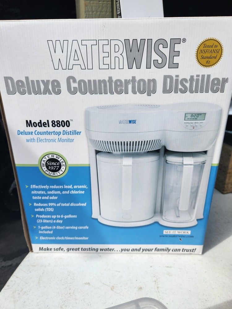 Waterwise 8800 Deluxe Countertop Distiller