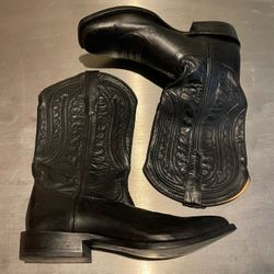 Brand New $250 Twisted X Cowboy Boots Bota Black Size 10 