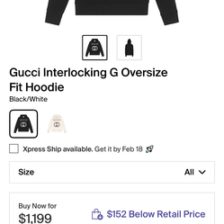 Gucci hoodie black