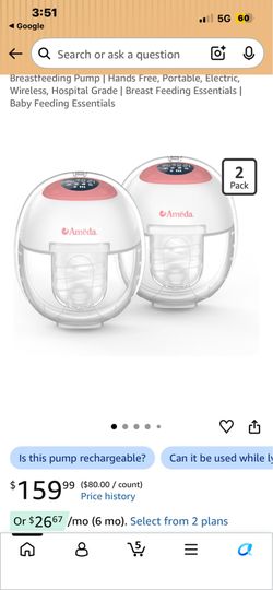Ameda breast pump