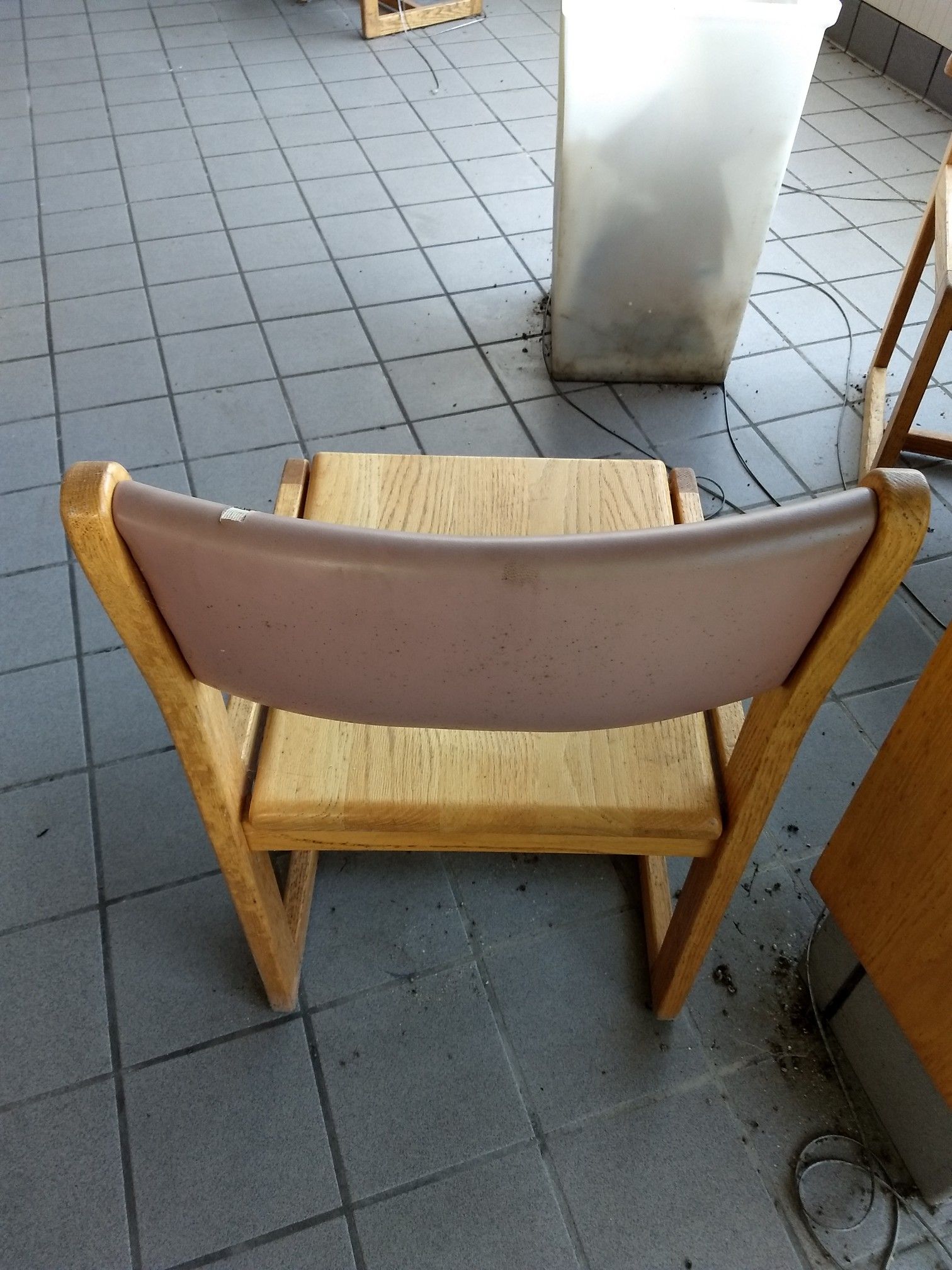 Oak chairs, tables and table tops