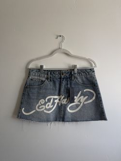 Ed Hardy Denim Skirt 