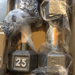 Pair Of 25lbs Dumbbells