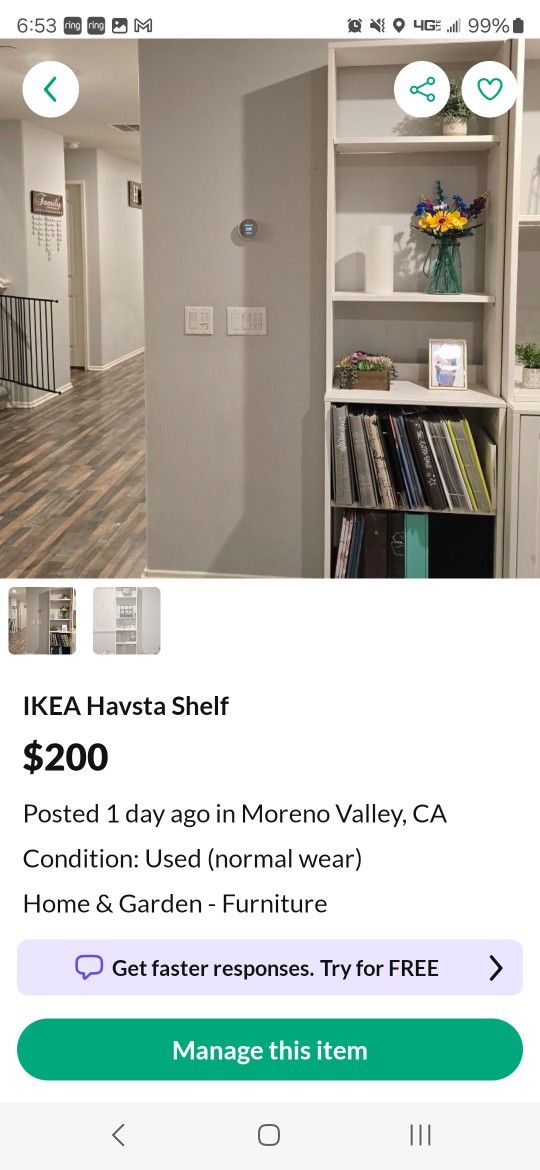 IKEA Havsta Shelves