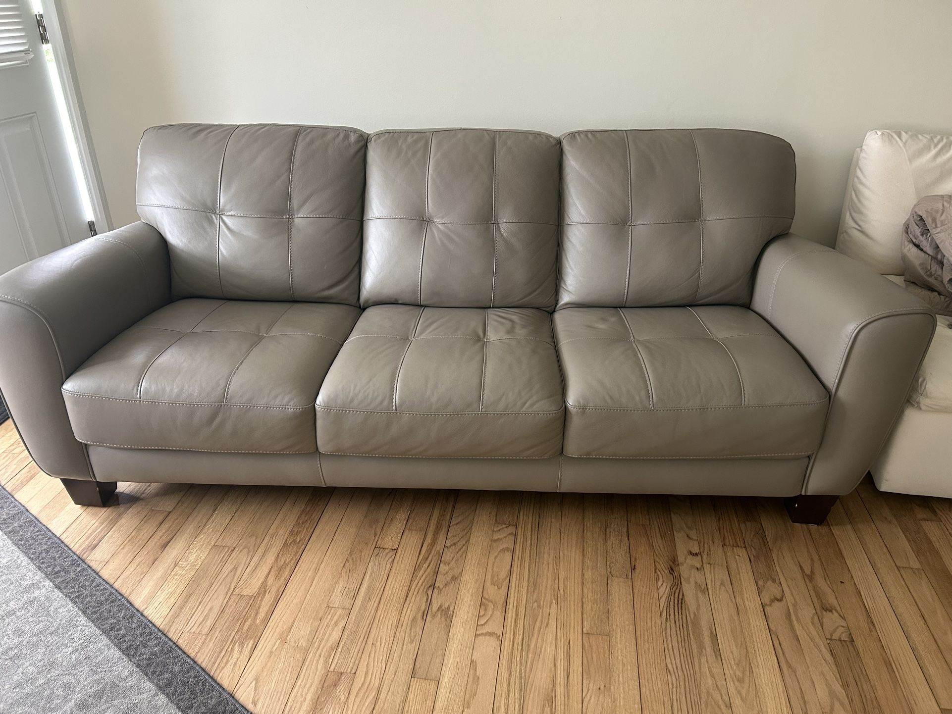 Macy’s Leather Sofa