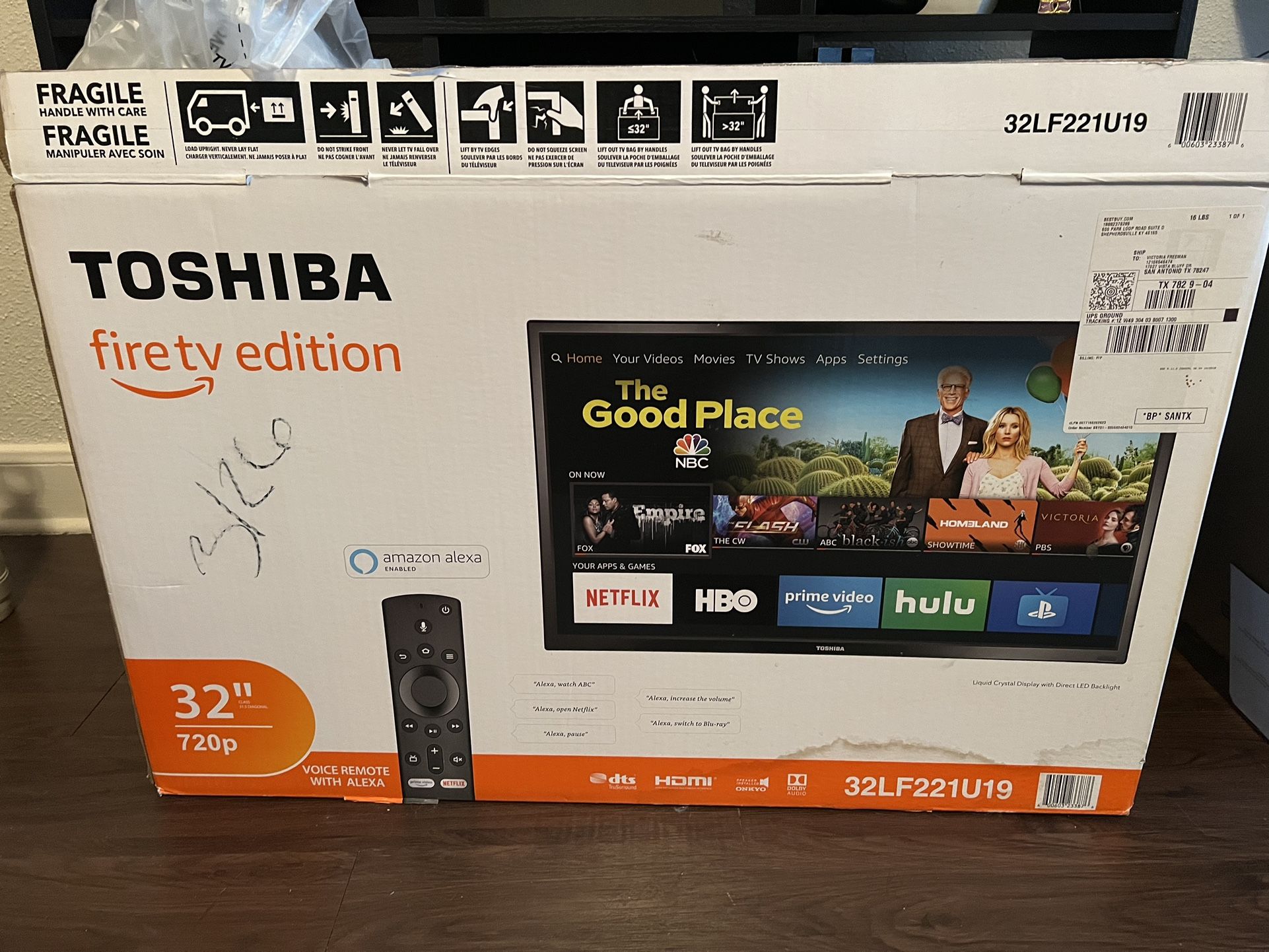 “32 in. Toshiba Smart TV with Firestick 