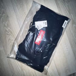 Supreme MM6 Maison Margiela Box Logo Zip Up Hooded Sweatshirt “Navy”