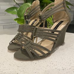 Dusty Olive Heel Izabella Rue 