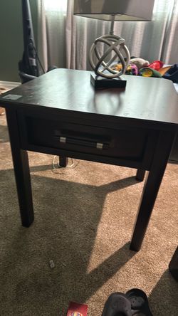 Nightstand/ dark wood