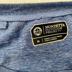 Mondetta Outdoor Project Men's Size M T Shirt Blue 