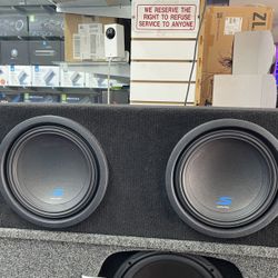 Alpine S Series Dual 10 Inch Subwoofer With Custom Box